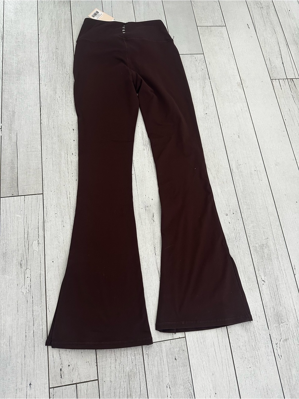High-Rise Flare Pants in Deep Brown - Picture 2 of 4